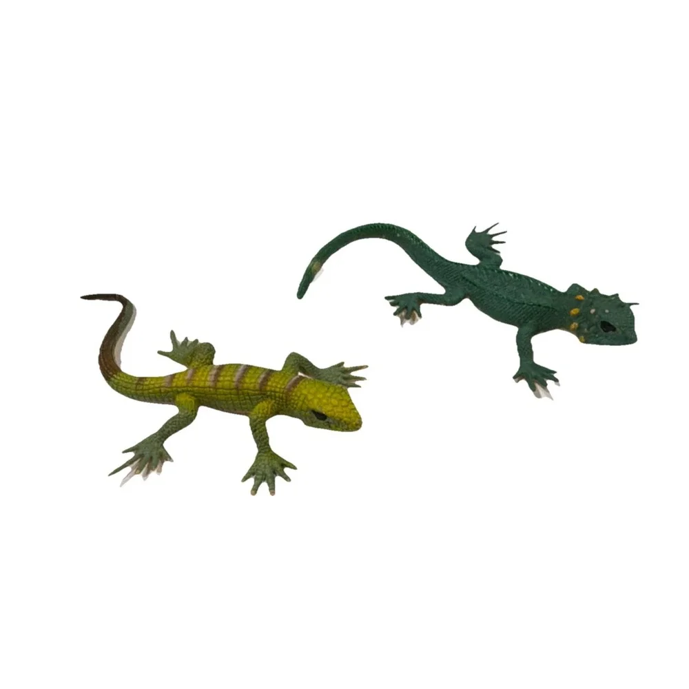 Vtg 1995 TM Lot Of Lizards Reptiles Plastic Animal Realistic Prop 5